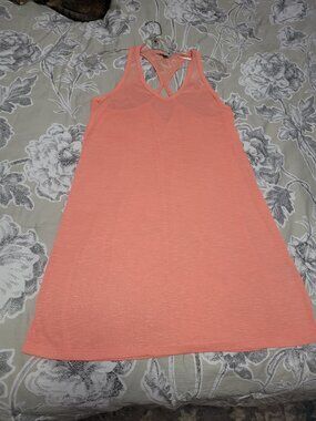 Balance Peach Racer Back Swimsuit Cover-up Dress Size Medium EUC